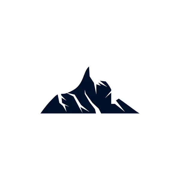 Mountain Grafisk Design Mall Vektor Isolerad Illustration — Stock vektor