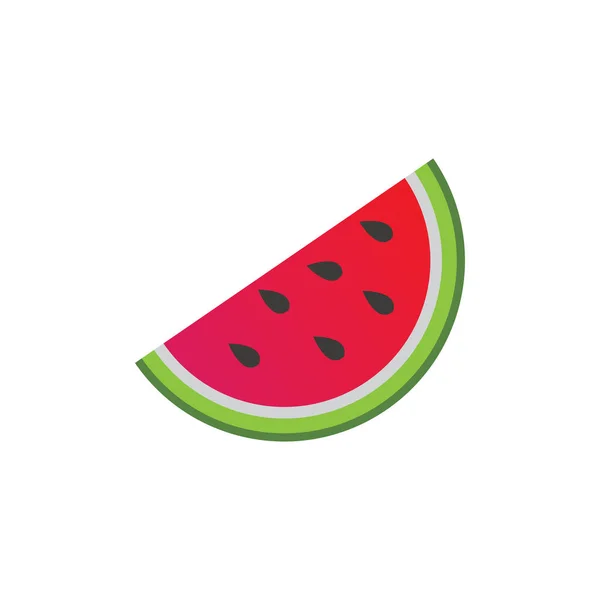 Wassermelone Grafik Design Vorlage Vektor Isolierte Illustration — Stockvektor