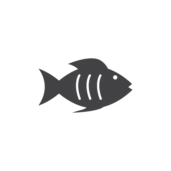 Рибний Шаблон Графічного Дизайну Векторні Ізольовані Ілюстрації — стоковий вектор