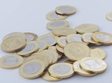 Yeni Suudi Arabistan Riyali ve Halalas Kral Salman gösterilen paralar