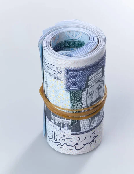 Suudi Arabistan Riyali banknotlar rulo