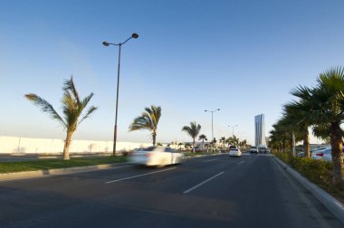 Arabalar hareket, Suudi Arabi ile Cidde Corniche Shore Street