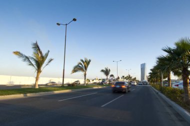 Arabalar hareket, Suudi Arabi ile Cidde Corniche Shore Street
