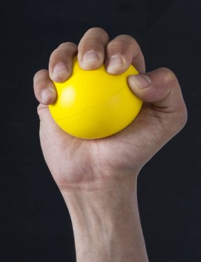 el sıkma stres topu