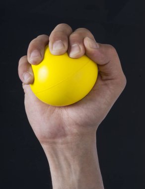 el sıkma stres topu