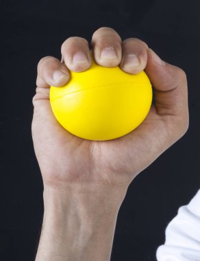 el sıkma stres topu