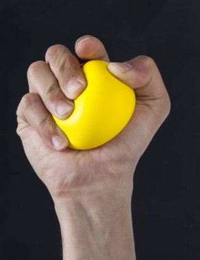 el sıkma stres topu