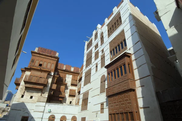 Dżudda starego miasta budynki i ulice — Zdjęcie stockowe