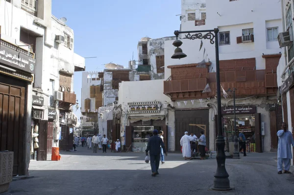 Magasins et boutiques à The Old Market (Balad) à Jeddah, Arabie Saoudite, 02-07-2015 — Photo