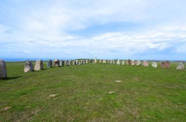 ALES stenar Ale taşlar, Sit Alanı Güney İsveç'te