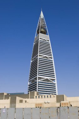 Riyad - 21 Ekim: Al Faisaliah Kulesi ve çevresi dengesi üzerinde