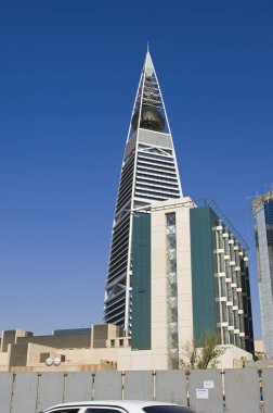 Riyad - 21 Ekim: Al Faisaliah Kulesi ve çevresi dengesi üzerinde