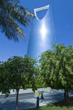 Riyad - 21 Ekim: Krallık kule ve çevresi Ekim 2