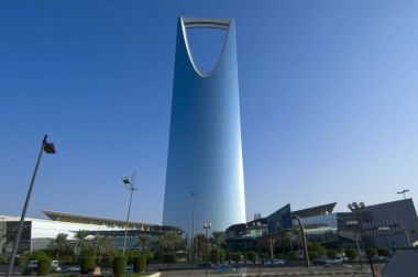 Riyad - 21 Ekim: Krallık kule ve çevresi Ekim 2