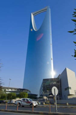 Riyad - 21 Ekim: Krallık kule ve çevresi Ekim 2