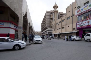 Dükkanlar ve alışveriş içinde eski 