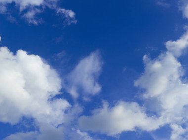 bulutlu mavi gökyüzü