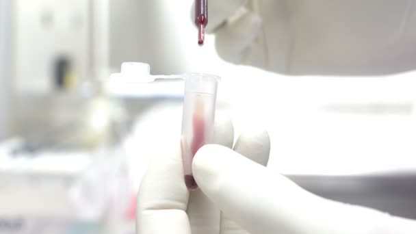 Pruebas Científicas Laboratorio Para Análisis Investigación — Vídeo de stock