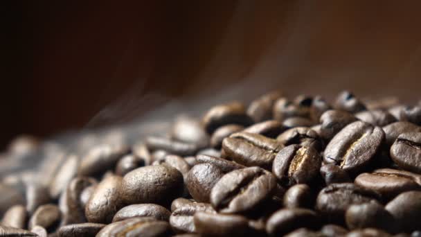 Coffee Beans Slow Motion — Stock Video