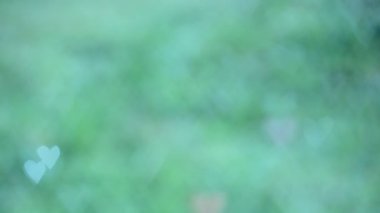 Doğal arkaplanda renkli hava kabarcığı