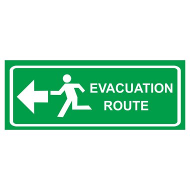 ok ile boşaltma yolu sembolü