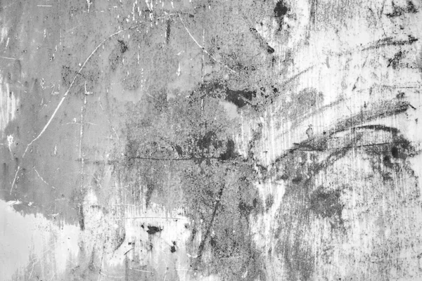 galvanized metal texture with old peeling paint. Metal background, copyspace. view from above