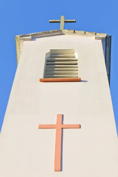 Torre de una iglesia católica en rio grande do sul —  Fotos de Stock