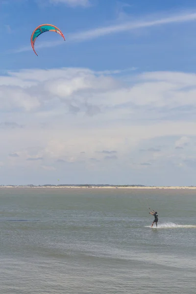 Kitesurf à la plage de Cassino — Photo