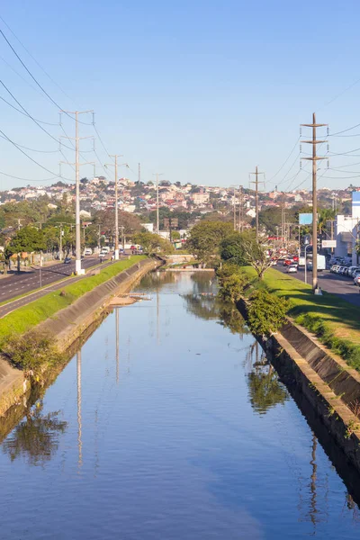 Diluvio stream and Ipiranga Avenue — Stock Photo, Image