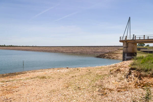 Albufeira da Barragem de Campilhas lake — Stock Photo, Image