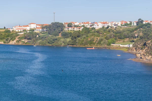 Río Mira en Vila Nova de Milfontes — Foto de Stock