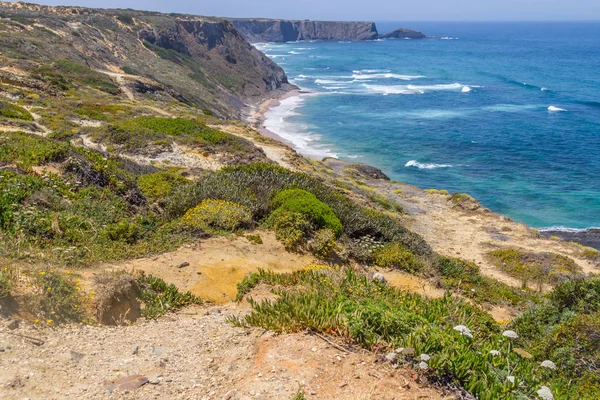 Kayalıklarla, plaj ve dalgalar halinde Arrifana