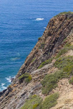 Kayalıklarla, plaj ve dalgalar halinde Arrifana
