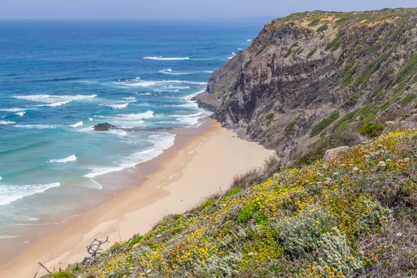 Kayalıklarla, plaj ve dalgalar halinde Arrifana