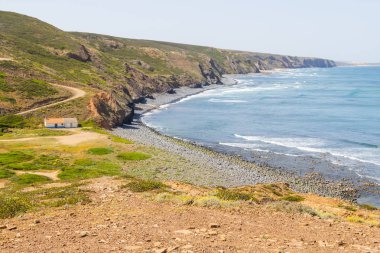 Beach, ev, iz ve dağ kanal Beach