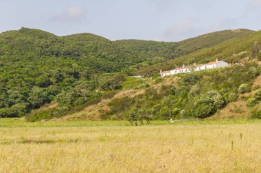 Dağ ve bitki örtüsü Carrapateira evi