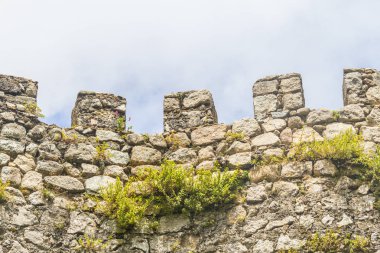 Moors Kalesi 'nde kaya duvarı, Sintra
