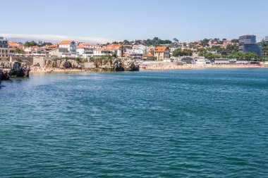 Beach, uçurumlar ve Cascais evleri
