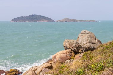 Trail in Costao do Santinho, Aranhas Island