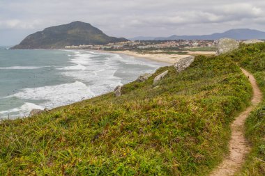 Trail in Costao do Santinho beach clipart