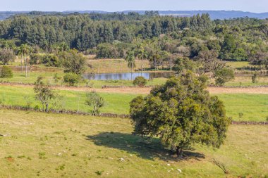 Göl, orman ve dağlar Gramado içinde