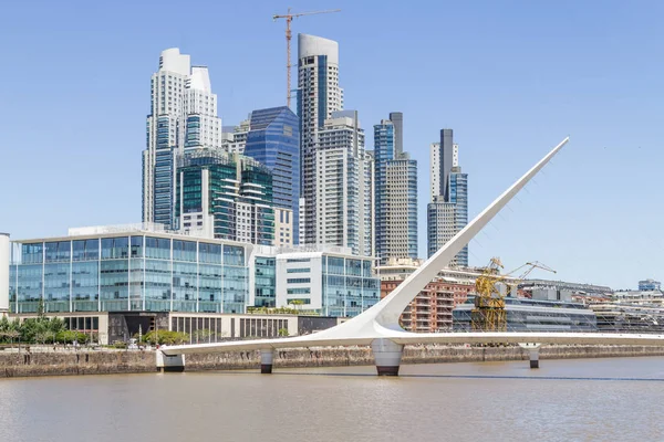 Buenos Aires Puerto Madero Bridge'de — Stok fotoğraf