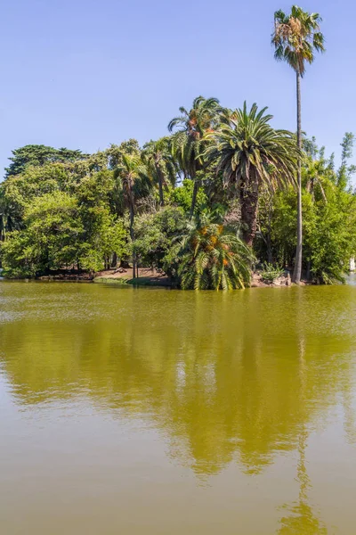 Lago nel parco Bosques de Palermo — Foto Stock
