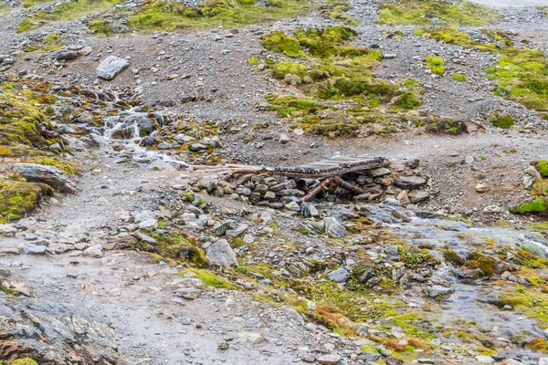 Sentier dans le Glacier Martial — Photo