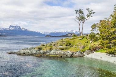 Tierra del Fuego Milli Park orman ve beagle kanalı