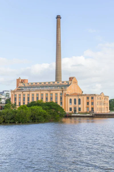 Gasometro y Lago Guaiba, Porto Alegre — Foto de Stock