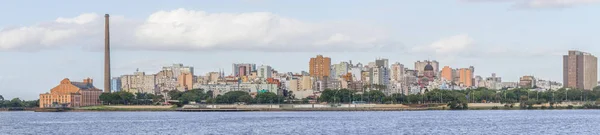 Gasometro és Guaiba tó, Porto Alegre — Stock Fotó