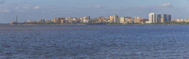 Panorama ve Gasometro ve Guaiba Gölü, Porto Aleg cityview