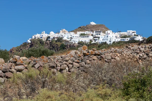 Églises Bâtiments Dans Village Trypiti Milos Grèce — Photo