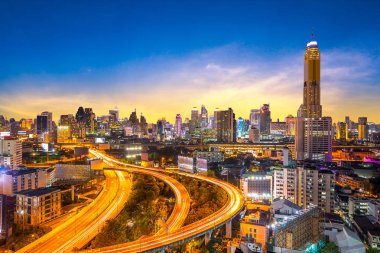 Bangkok, Tayland şehir şehir manzarası
